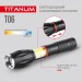 Портативный светодиодный фонарик TITANUM TLF-T06 300Lm 6500K
