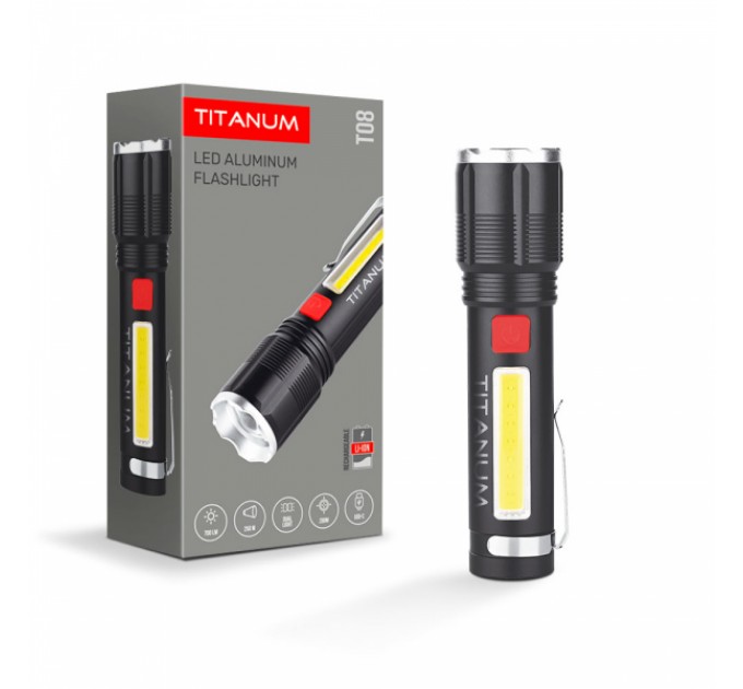 Портативный светодиодный фонарик TITANUM TLF-T08 700Lm 6500K