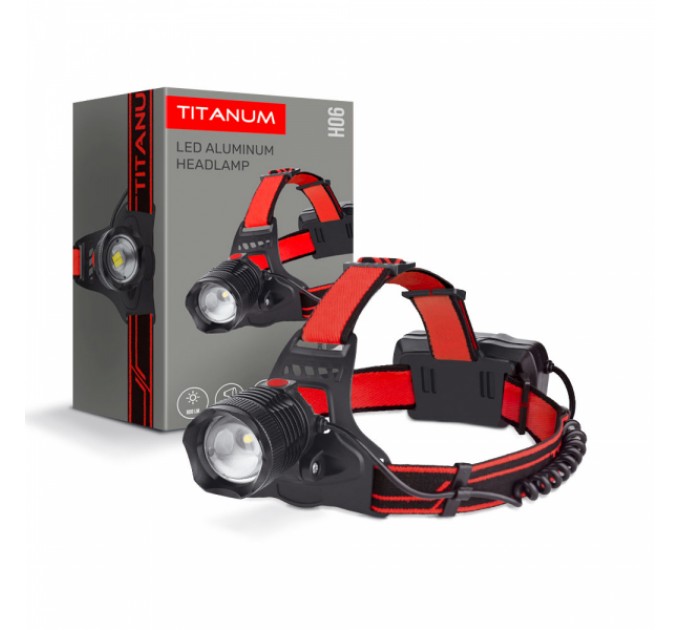 Налобный светодиодный фонарик TITANUM TLF-H06 800Lm 6500K