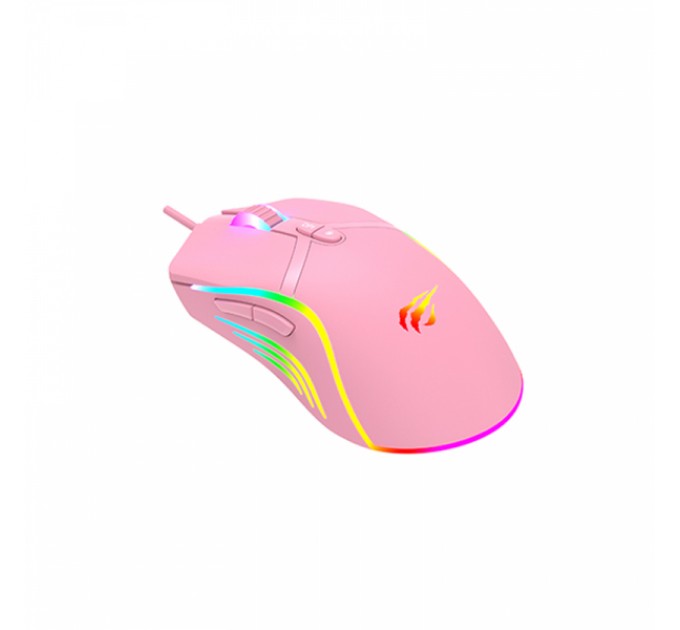 Игровая мышь проводная HAVIT HV-MS1026 USB Pink