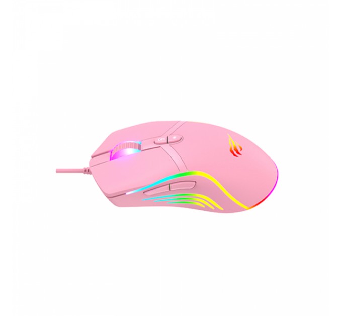 Игровая мышь проводная HAVIT HV-MS1026 USB Pink