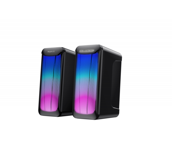 Акустическая система 2.0 HAVIT HV-SK755BT USB 10W RGB Black