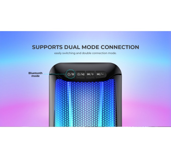 Акустическая система 2.0 HAVIT HV-SK755BT USB 10W RGB Black