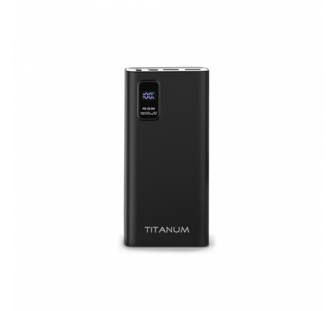 Павербанк TITANUM 727S 20000mAh 22.5W Black