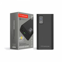 Павербанк TITANUM 728S 30000mAh 22.5W Black