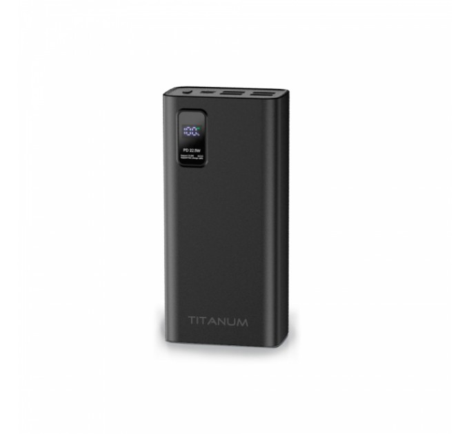 Павербанк TITANUM 728S 30000mAh 22.5W Black