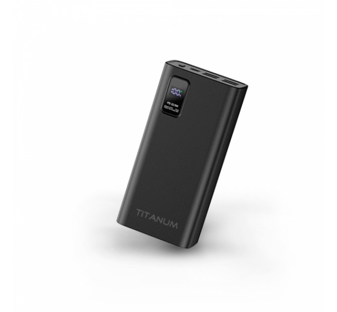 Павербанк TITANUM 728S 30000mAh 22.5W Black