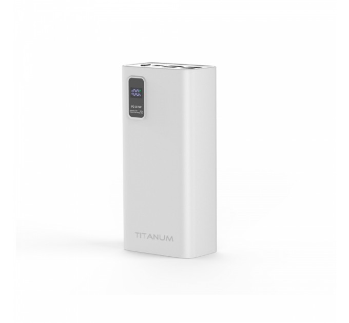 Павербанк TITANUM 728S 30000mAh 22.5W White