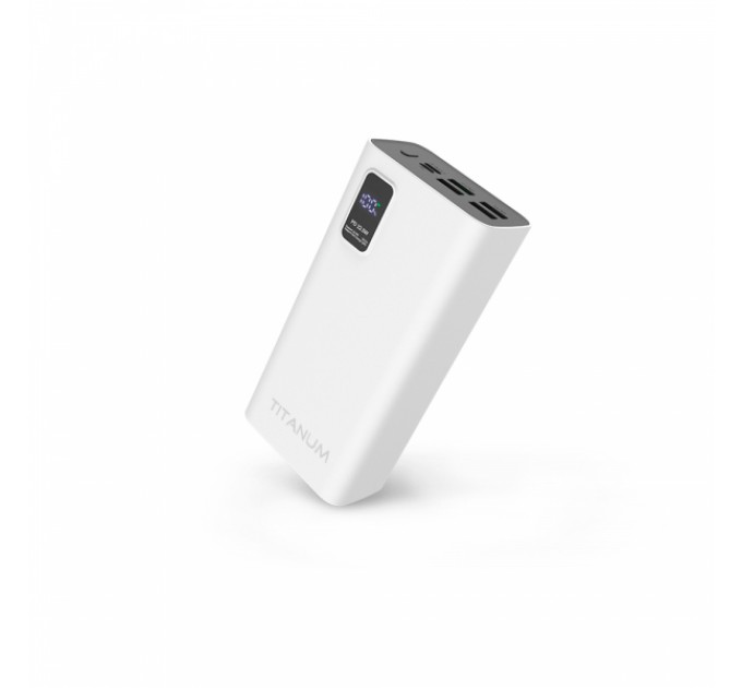 Павербанк TITANUM 728S 30000mAh 22.5W White