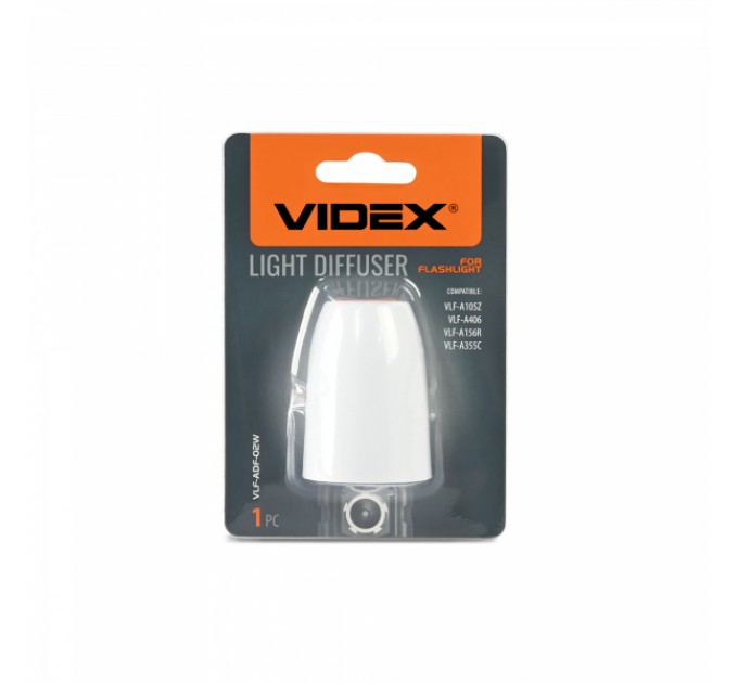 Диффузор (рассеиватель света) VIDEX VLF-ADF-02W к фонарику