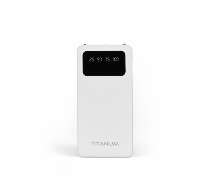 Павербанк 10000mAh TITANUM OL21 White