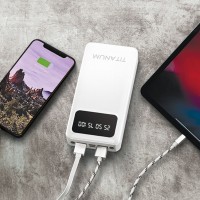 Павербанк 30000mAh TITANUM OL03 White