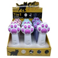 Фонарь брелок  ZK-2020L-LED+UV, лазер 4 картинки, 2xAAA