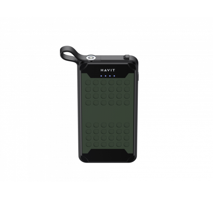 Защищенный павербанк HAVIT FS214 IP67 Green 10000mAh