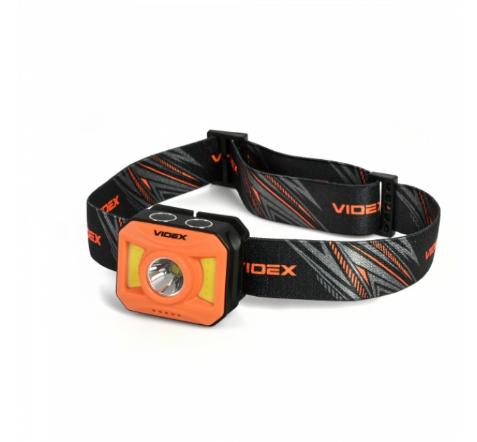 Налобный светодиодный фонарик VIDEX VLF-H085-OR 400Lm 5000K
