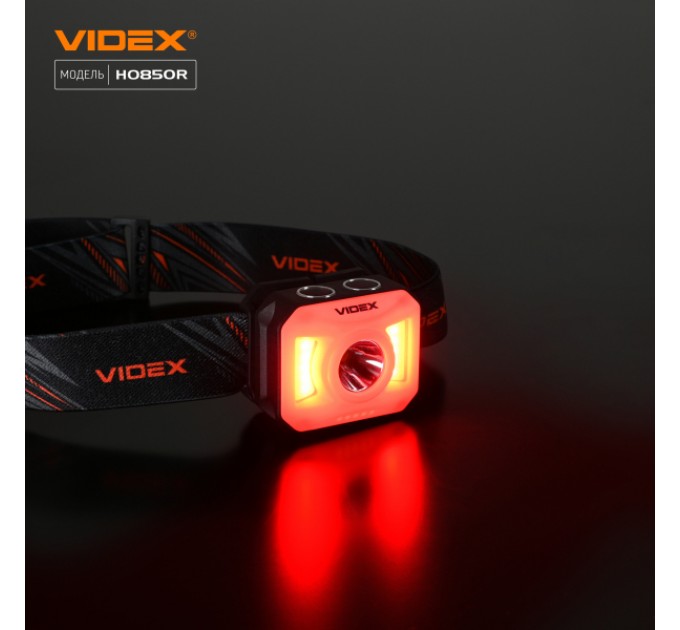 Налобный светодиодный фонарик VIDEX VLF-H085-OR 400Lm 5000K