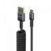 Кабель спиральный Micro USB HAVIT HV-CB6250 2.4A 1.5м