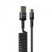 Кабель спиральный Micro USB HAVIT HV-CB6250 2.4A 1.5м