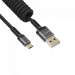 Кабель спиральный Micro USB HAVIT HV-CB6250 2.4A 1.5м