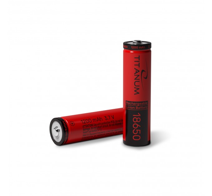 Акумулятор TITANUM літій-іонний 18650 (без захисту) 1200mAh bulk/1шт