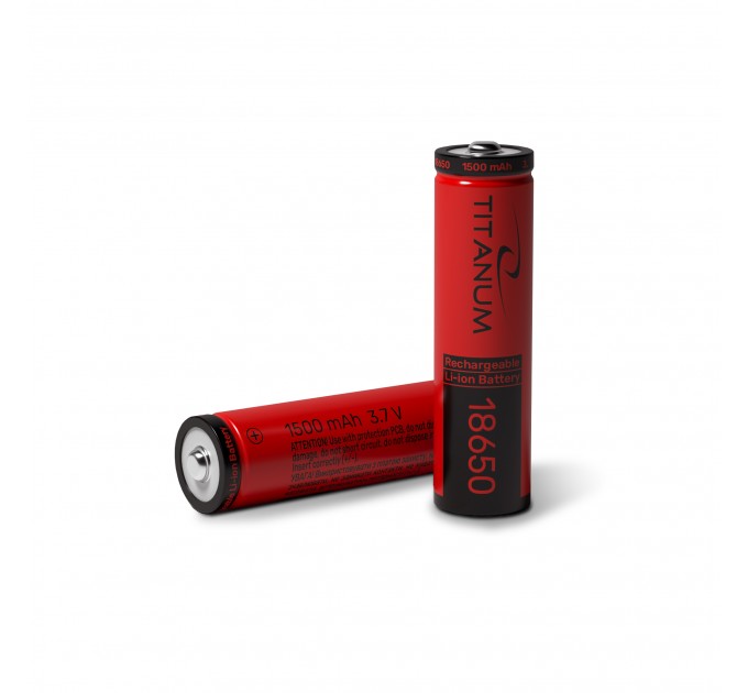 Акумулятор TITANUM літій-іонний 18650 (без захисту) 1500mAh bulk/1шт