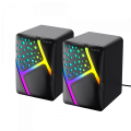 Стерео колонки HAVIT HV-SK763 USB RGB Black