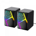 Стерео колонки HAVIT HV-SK763 USB RGB Black