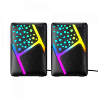 Стерео колонки HAVIT HV-SK763 USB RGB Black