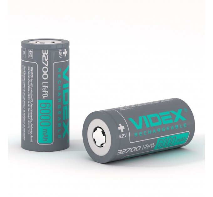 Акумулятор Videx LiFePO4 32700 (без захисту) 6000mAh