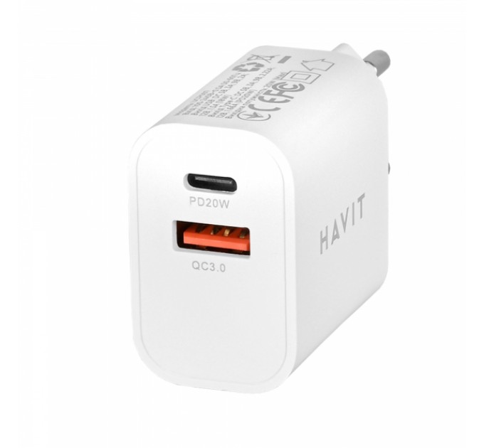 Зарядное устройство HAVIT HV-UCP007 20W USB+Type-C