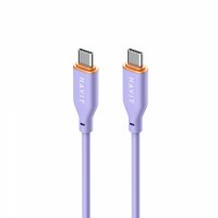 Кабель Type-C to Type-C HAVIT HV-CB603 PD60W 3A 1.2м (гипереластичный)