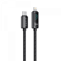 Кабель Type-C - Lightning HAVIT HV-CB6246 PD20W 1.2м c LED экраном