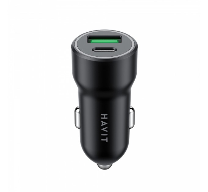 Автомобільний зарядний пристрій HAVIT HV-CC613 20W USB+USB-C