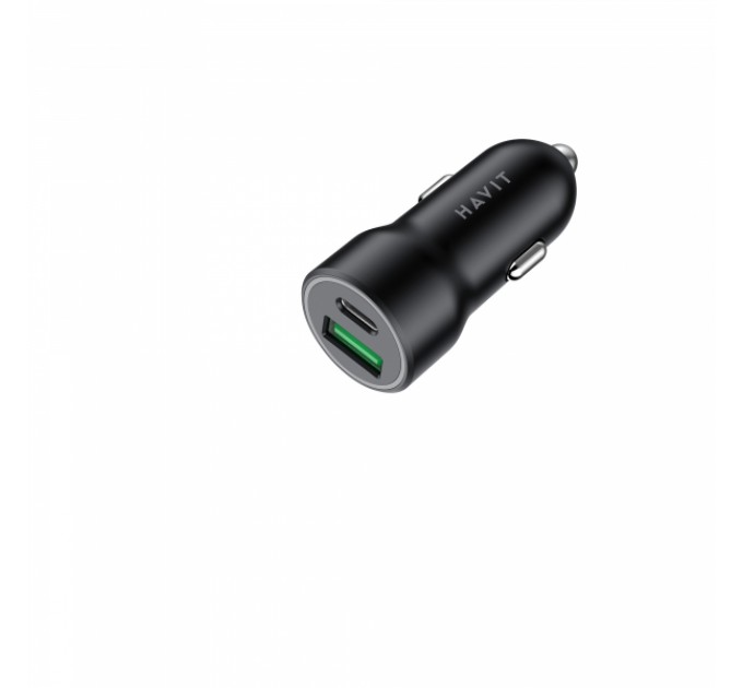 Автомобільний зарядний пристрій HAVIT HV-CC613 20W USB+USB-C