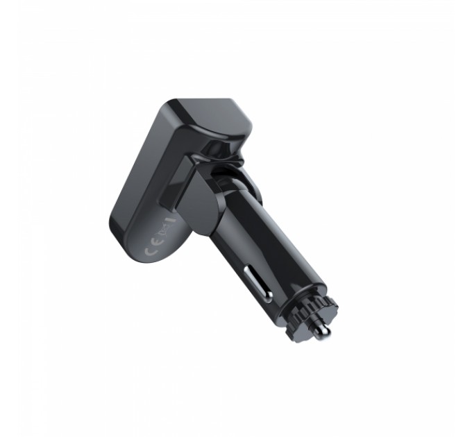 FM модулятор HAVIT HV-FM813BT 2USB+USB-C RGB Black