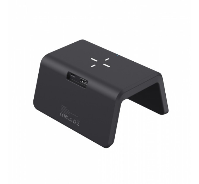 Розумний годинник з бездротовою зарядкою 3в1 HAVIT W320 15W Black