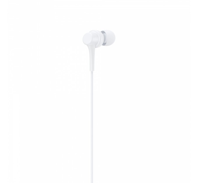 Вакуумні навушники з мікрофоном HAVIT HV-E330P White