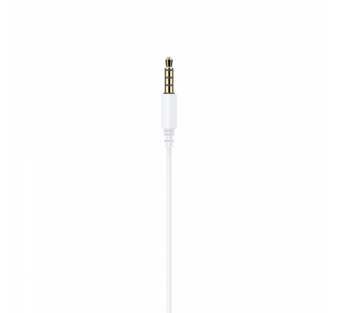 Вакуумні навушники з мікрофоном HAVIT HV-E330P White