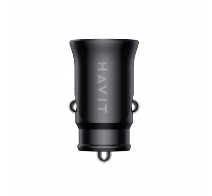 Автомобільний зарядний пристрій HAVIT HV-CC2022 20W USB+USB-C Black