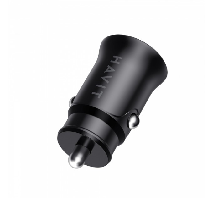 Автомобільний зарядний пристрій HAVIT HV-CC2022 20W USB+USB-C Black