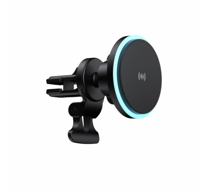 Автотримач магнітний з бездротовою зарядкою HAVIT W3032 15W Black