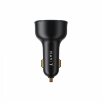 Автомобільний зарядний пристрій HAVIT HV-CC100W 100W USB+USB-C