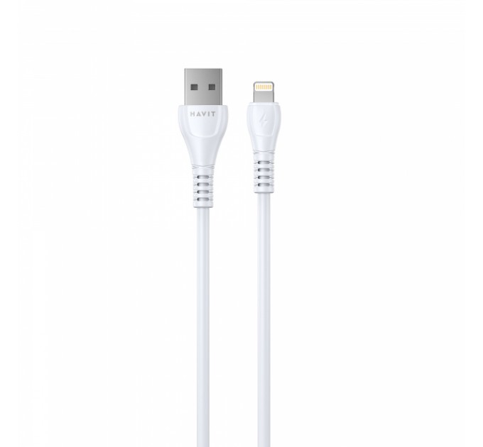 Кабель USB - Lightning HAVIT HV-CB641C 2.1A 1.8м White