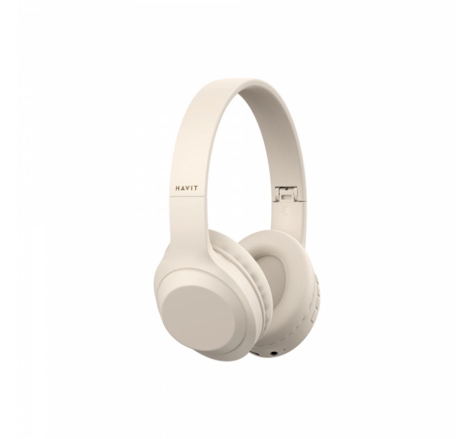 Навушники накладні бездротові HAVIT HV-H628BT Beige