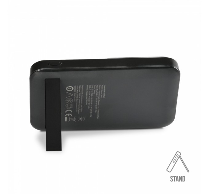 Повербанк з бездротовою зарядкою 10000mAh TITANUM MA02 22.5W Black