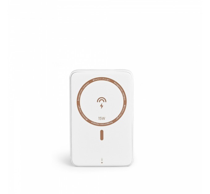 Повербанк з бездротовою зарядкою 10000mAh VIDEX VPB-331 PD20W White
