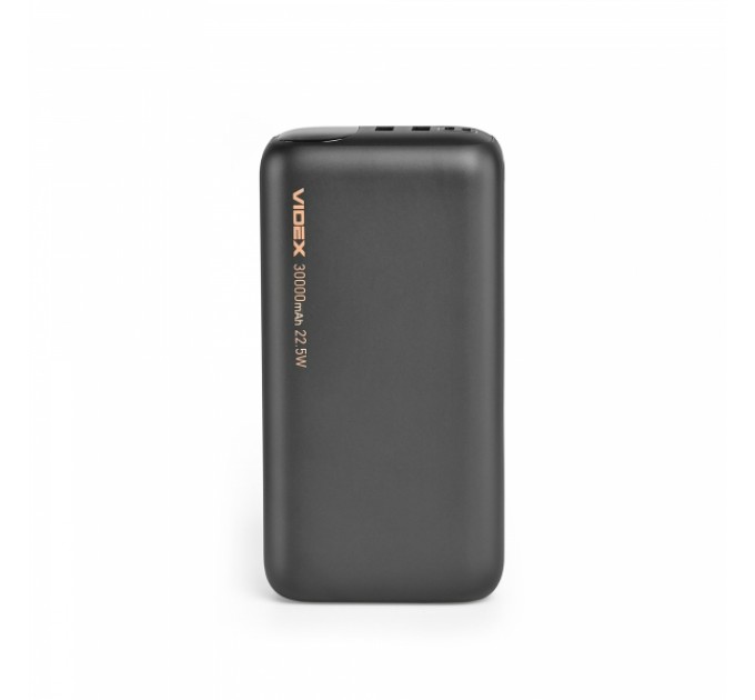 Павербанк 30000mAh VIDEX VPB-297 22.5W Black