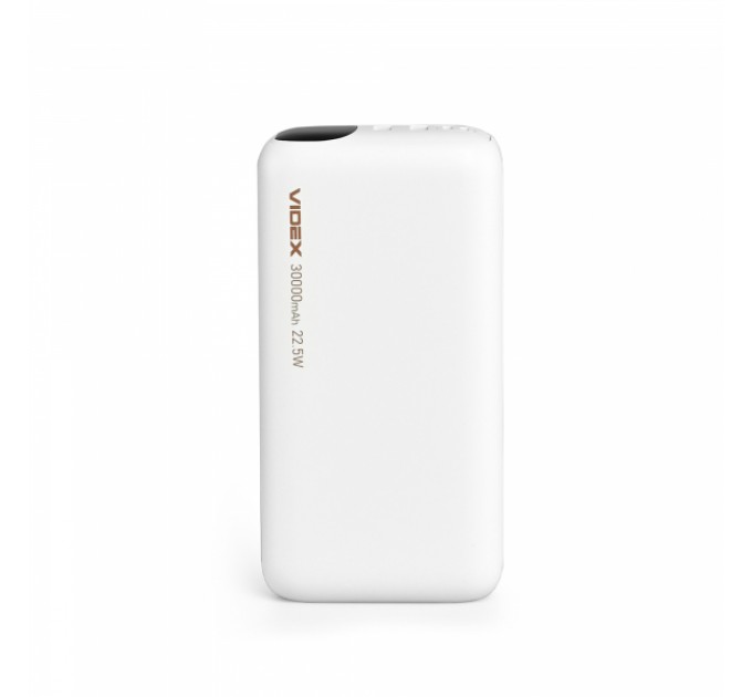 Павербанк 30000mAh VIDEX VPB-297 22.5W White