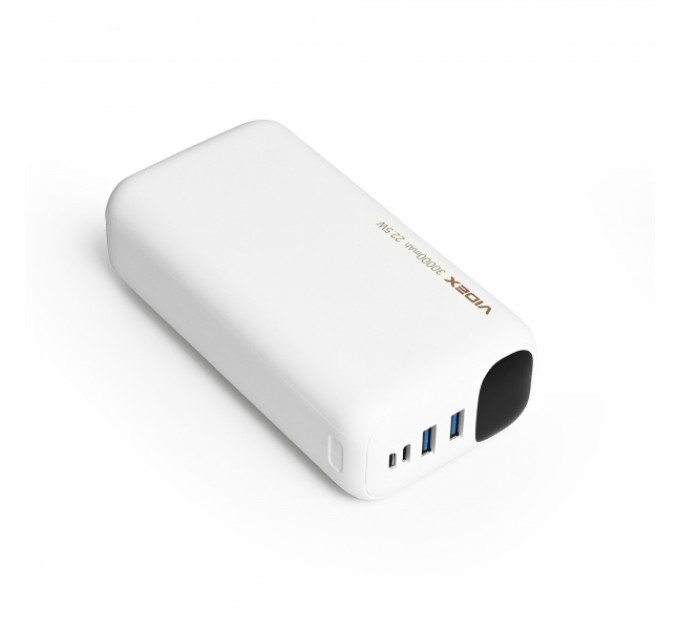 Павербанк 30000mAh VIDEX VPB-297 22.5W White