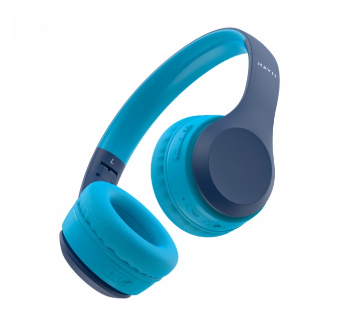 Навушники дитячі накладні бездротові HAVIT HV-H626BT Blue